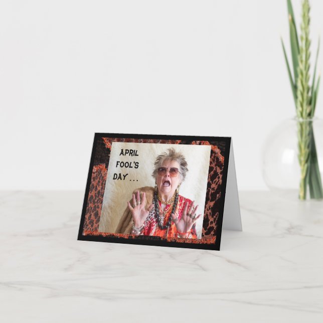 April Fool's Day is Cancelled Card (Front)