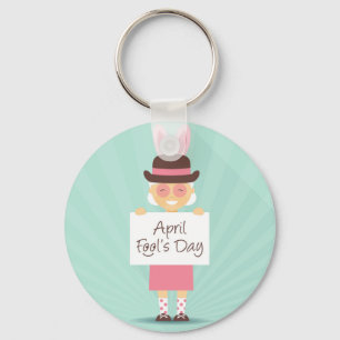 april fools day keychain