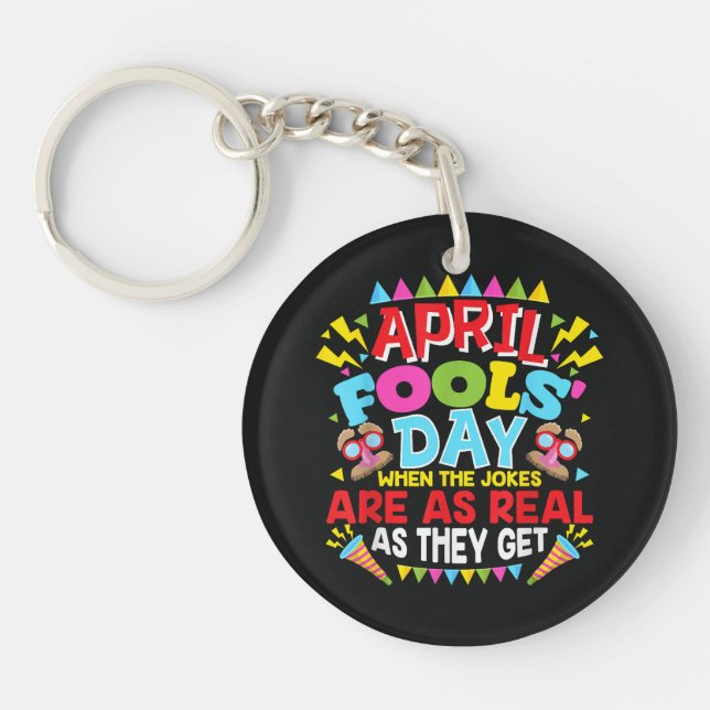 April Fools' Day Keychain (Front)