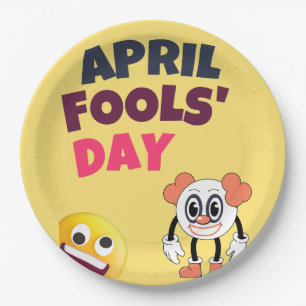 April Fool's Day Paper Plate