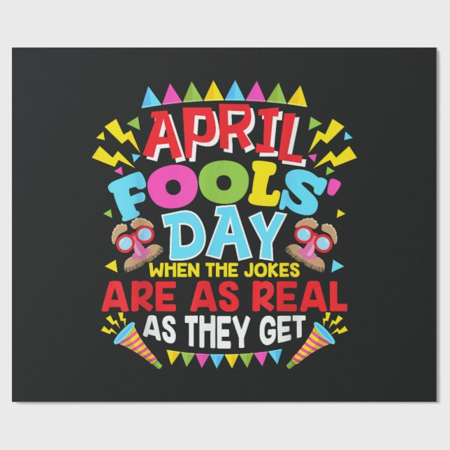 April Fools' Day Wrapping Paper (Flat)