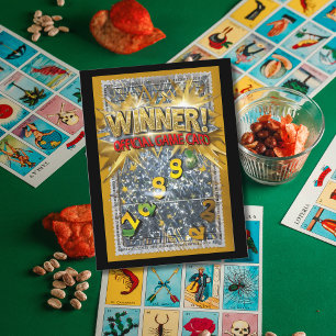 April Fools Fake Scratch Off Winner Prank Postcard