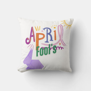 April Fool's Throw Pillow