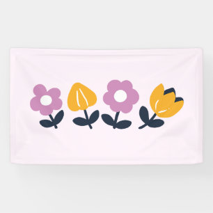 April Hugs and Wet Noses – Floral Part Banner