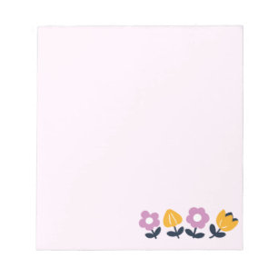 April Hugs and Wet Noses – Floral Part Notepad