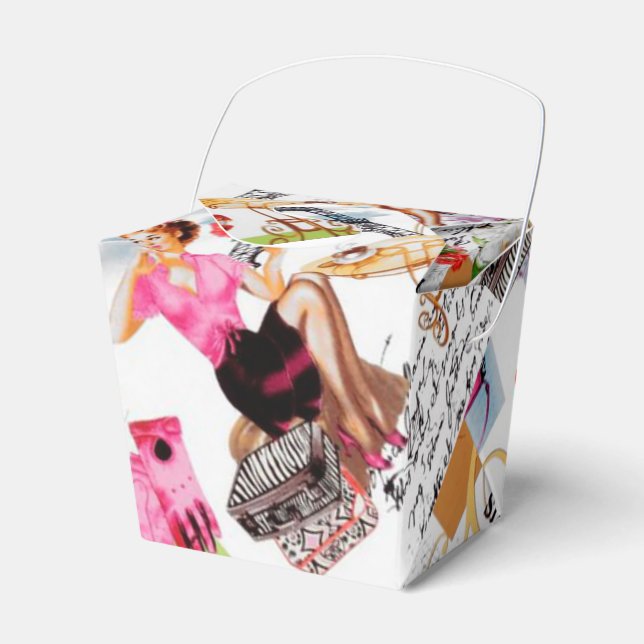 April in Paris 2 Favor Box (Front Side)