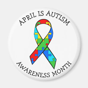 April is Autism Awareness Month   Magnet