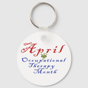 April is Occupational Therapy Month Keychain