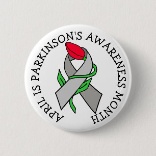 April is Parkinson's Awareness Month  Button