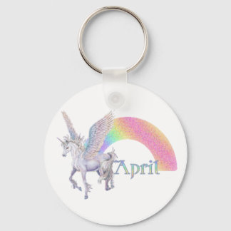 April Keychain