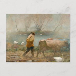 April Rain by Newell Convers Wyeth Holiday Postcard