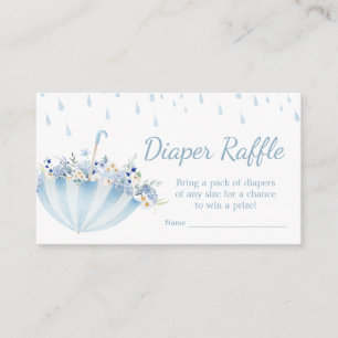 April Shower Bring May Flowers Diaper Raffle Enclosure Card