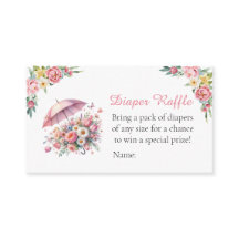 April Showers Bring May Flowers Diaper Raffle