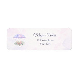 April Showers Bring May Flowers Return Address
