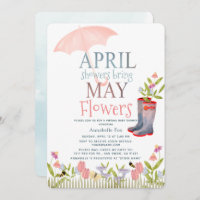 April Showers Bring May Flowers Virtual Shower