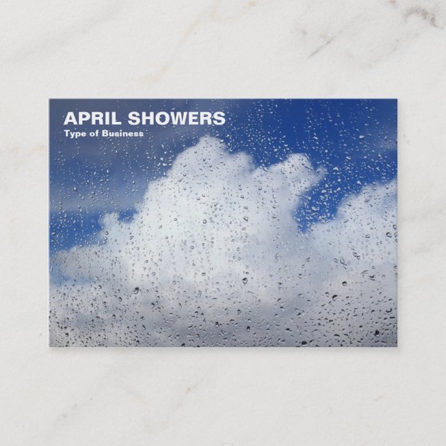 April Showers Business Card (Front)