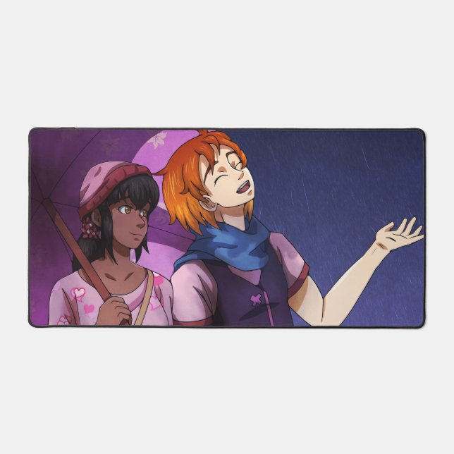 April Showers Desk Mat (Front)