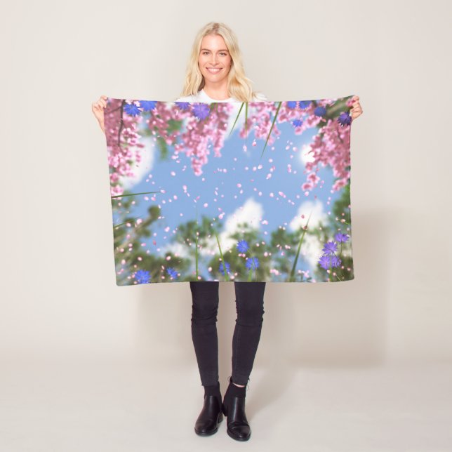 April Showers Fleece Blanket (In Situ)