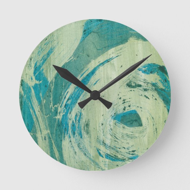 April Showers II Round Clock (Front)