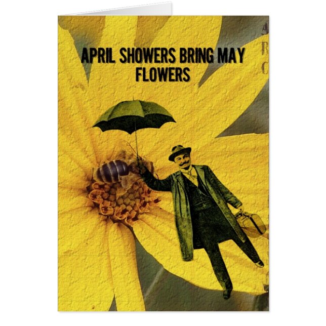 April Showers May Flowers Digital Art (Front)