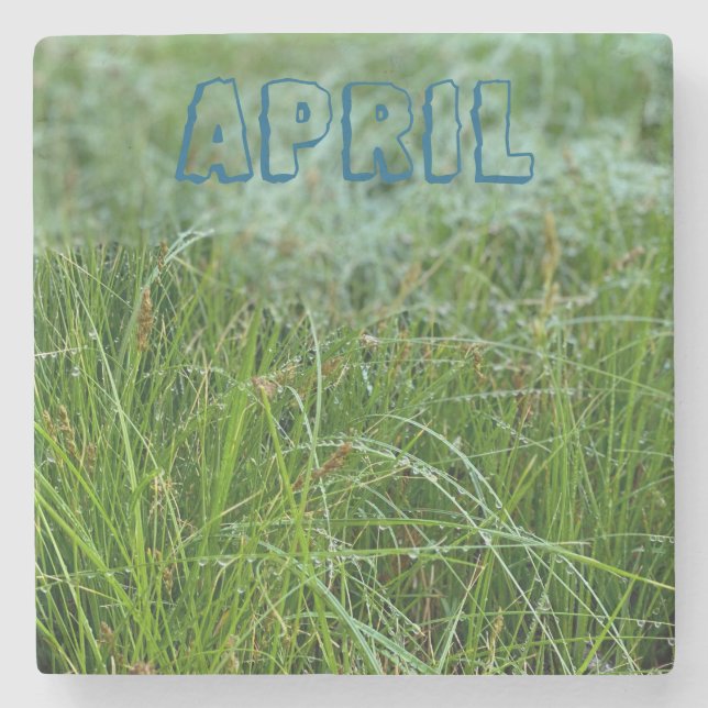 April Stone Coaster (Front)