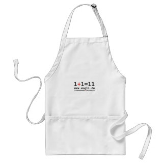 apron "1+1=11"