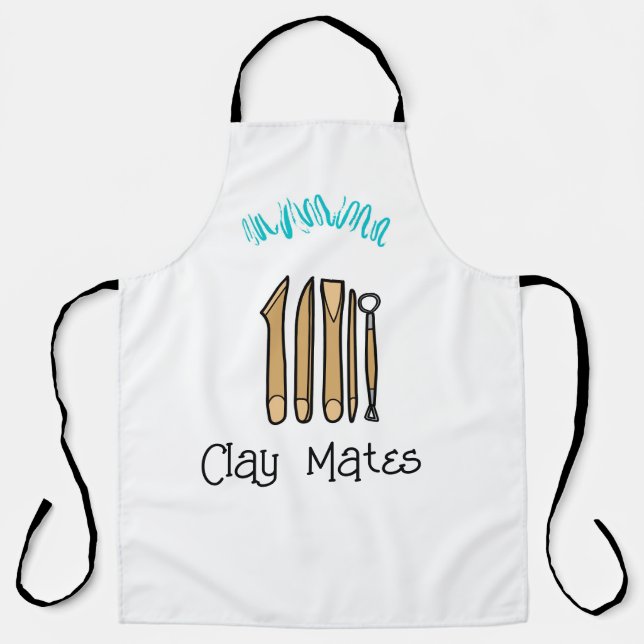 Apron Artist clay pottery art ceramics (Front)