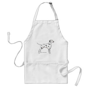 Apron: Black-Spotted Dalmatian Standard Apron