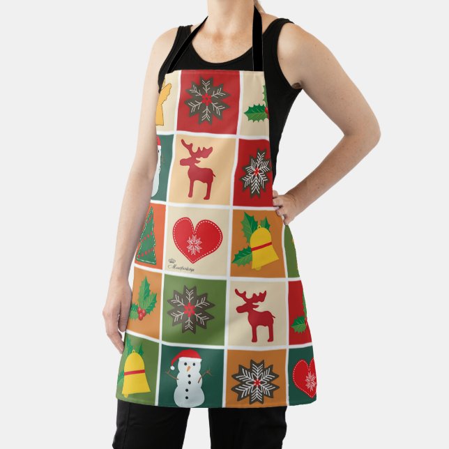 apron Christmas motifs (Insitu)