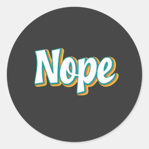 Apron Classic Round Sticker