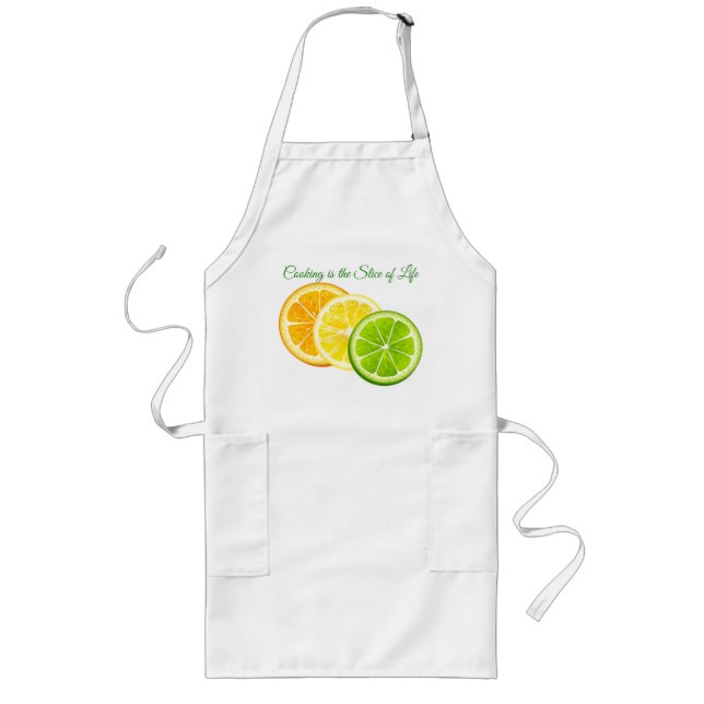 Apron-Cooking is the Slice of Live Long Apron (Front)