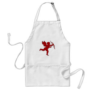 Apron Cupid Red