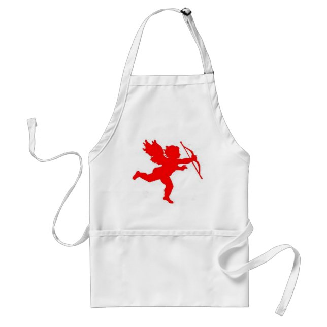 Apron Cupid Red Plain (Front)