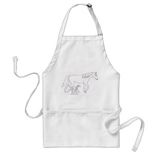Apron: Dalmatian & Horse Standard Apron