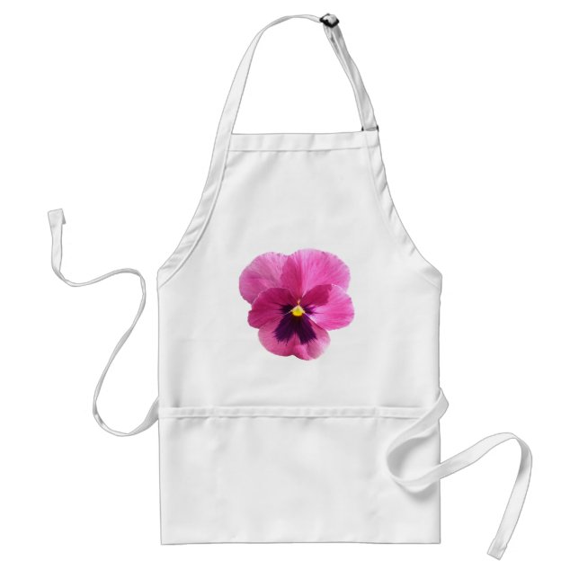 Apron - Dark Pink Pansy (Front)