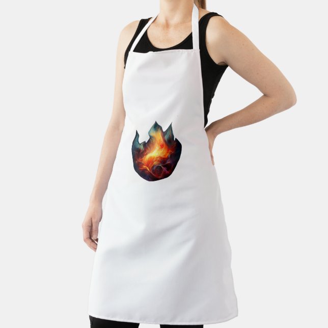 Apron - Flames Artwork (Insitu)