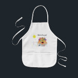 Apron for Kids Personalize<br><div class="desc">Apron for Kids. Great personalized gift for Hanukkah,  birthday,  and everyday! Choose your favourite font style,  size,  colour and wording. "Shmutz" means "a little mess" in yiddish. (Yep! Kids do that!:)</div>