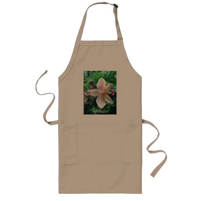 Apron FOR NATURE LOVER WITH FLOWERS (Front)