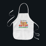 Apron Gift for Kids Personalize<br><div class="desc">Apron for Kids. Great gift for the holidays! "Shmutz" means "a little mess" in Yiddish! (Yep! Kids do that!) Personalize using your favourite font style, size, colour and wording. Size: Kids Painting, drawing, crafts – all great activities, but hard on clothes. This kid-length apron will keep clothes neat and clean....</div>