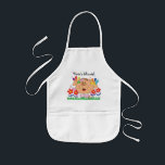 Apron Gift for Kids Personalize<br><div class="desc">Apron for Kids. Great gift for the holidays! "Shmutz" means "a little mess" in Yiddish! (Yep! Kids do that!) Personalize using your favourite font style, size, colour and wording. Size: Kids Painting, drawing, crafts β all great activities, but hard on clothes. This kid-length apron will keep clothes neat and clean....</div>