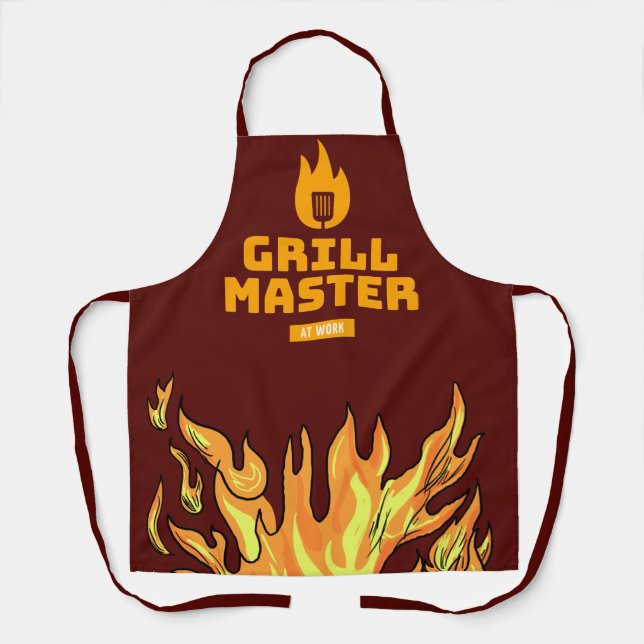 Apron Grill Master At Work (Front)