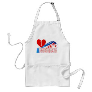 Apron - I (Heart) AMERICA