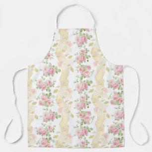 Apron in Paulette Toile Stripe in buttercup