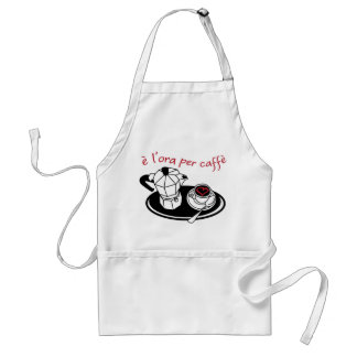 Apron: Italian Coffee Time Standard Apron