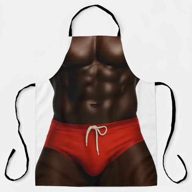 Apron Kitchen Funny Creative Cooking Grilling Baki (Front)