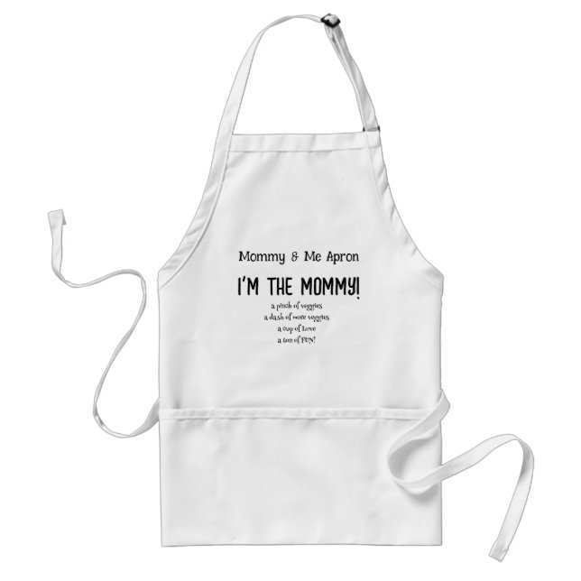 APRON - Mommy & Me Apron - for Women - FUNNY GIFT (Front)
