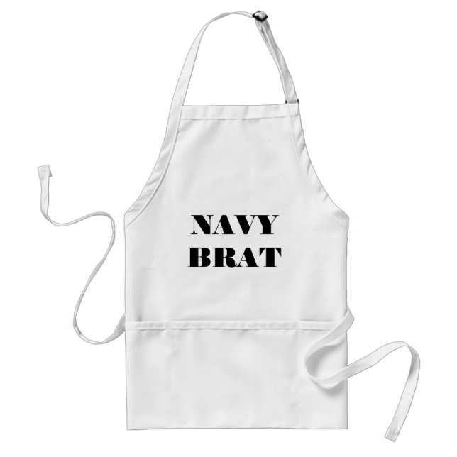 Apron Navy Brat (Front)