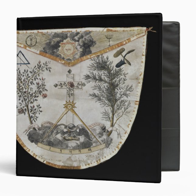 Apron of a Master of the Order of the Rose-Croix Binder (Front/Inside)