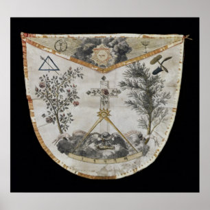 Apron of a Master of the Order of the Rose-Croix Poster