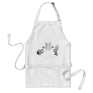 Apron "Paper, scissors, stone"